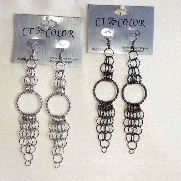 SALE BOGO Long Chain Earrings - Picture 2 of 2
